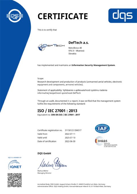 Deftech Logo About us